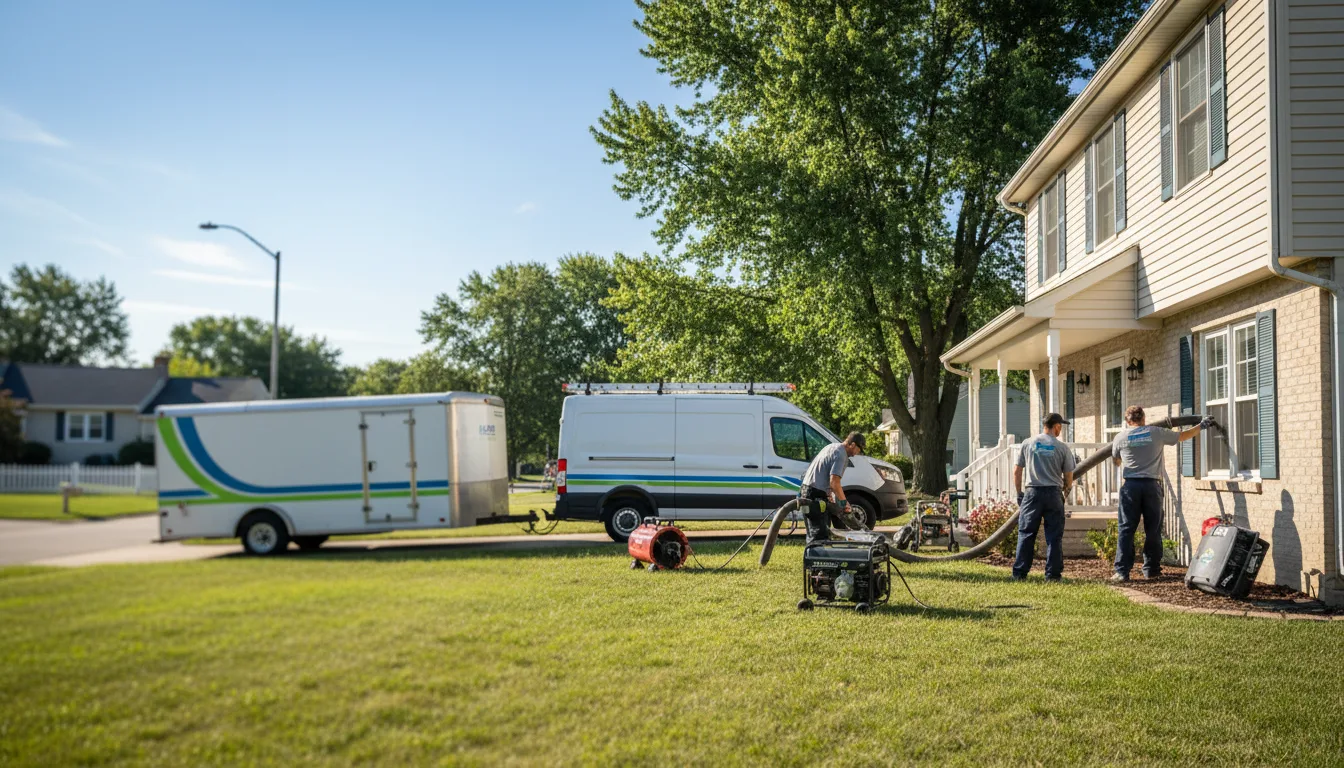 Flooded Basement Restoration And Cleanup With Repair in Edna, KS near me